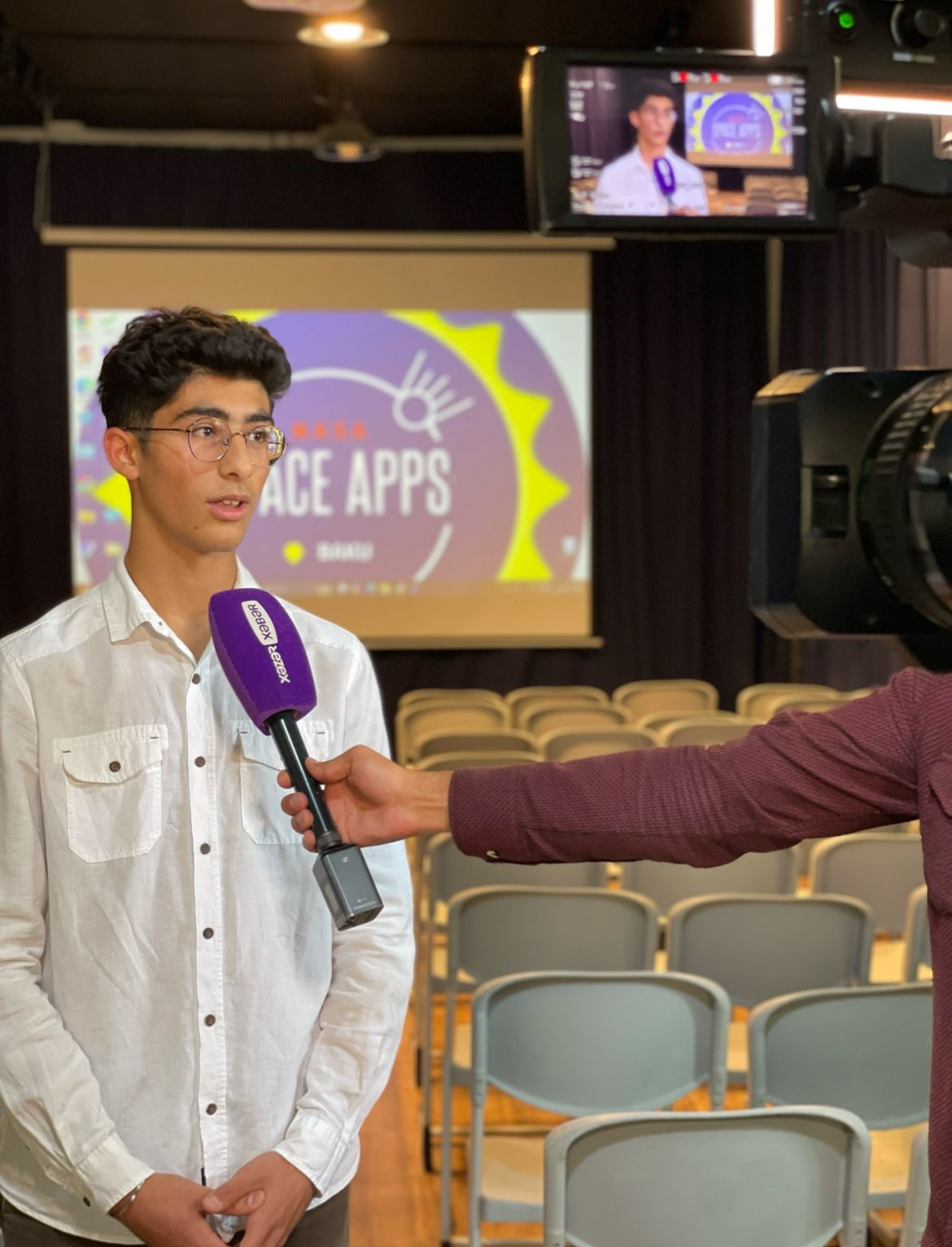 Xezer TV covered NASA Space Apps Challenge Baku 2024.